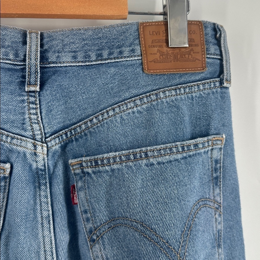 Levi's jeans Premium High Loose Jeans ripped knees distressed y2k 90's frayed 28 - Picture 9 of 11